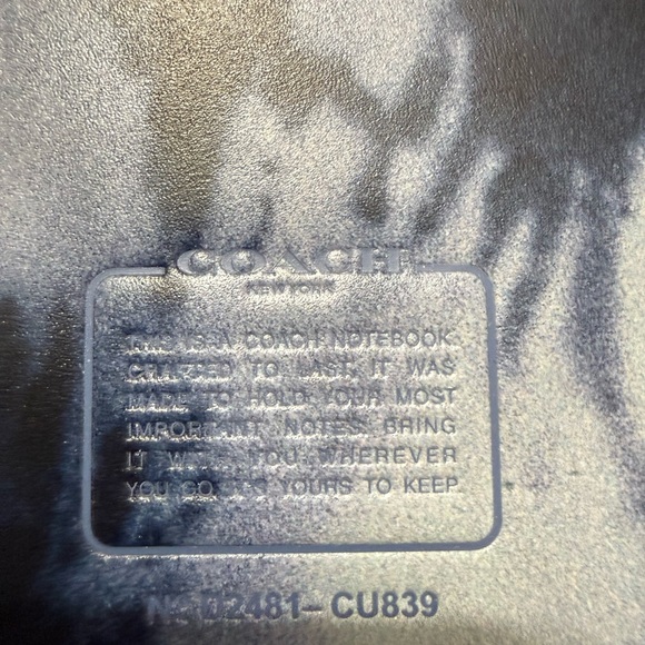 Coach Notebook With Tie Dye Print - Picture 6 of 6